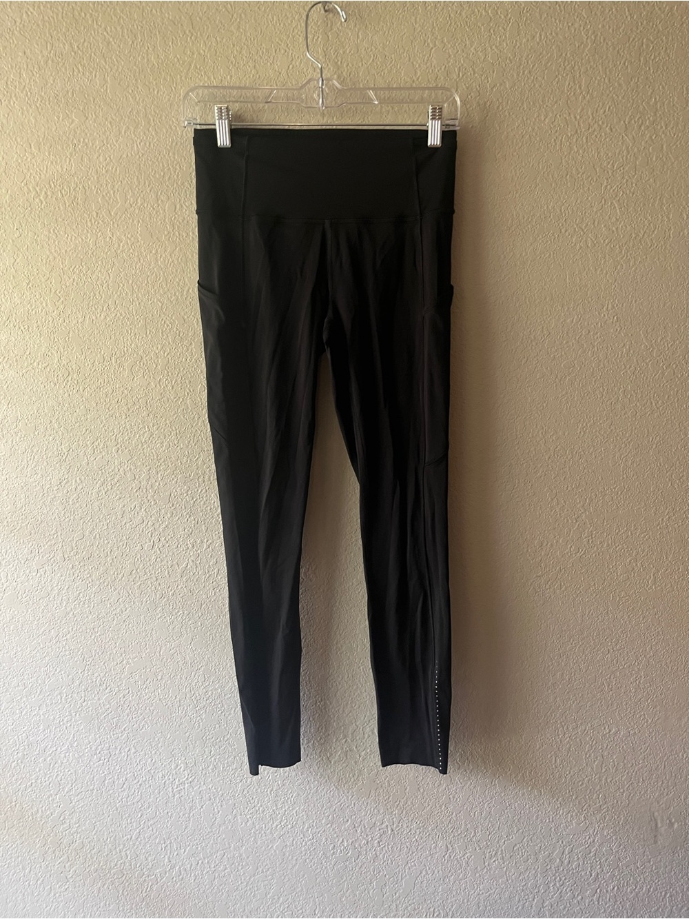 Lululemon athletica Fast N Free Leggings Black High-Waist Pants with Pockets